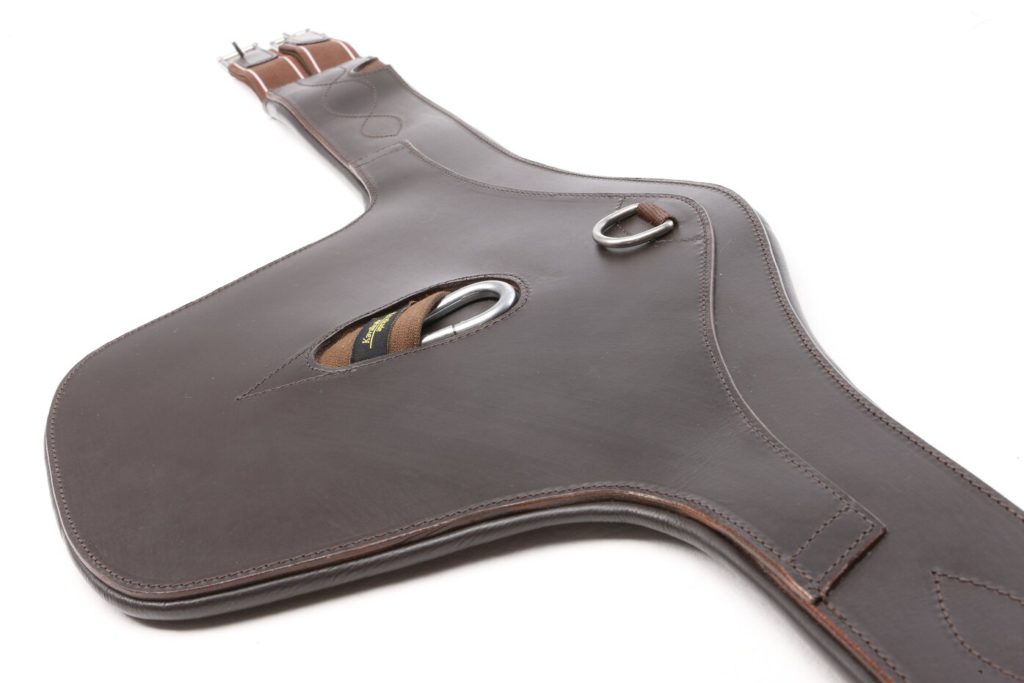 Sattelgurt aus Hartleder